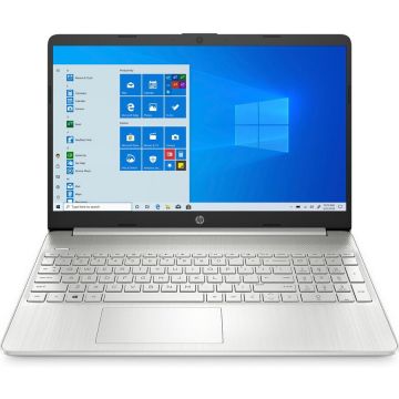 HP Laptop HP 15.6'' 15s-fq3035nq, HD, Procesor Intel® Celeron® N4500 (4M Cache, up to 2.80 GHz), 8GB DDR4, 256GB SSD, GMA UHD, Win 11 Home S, Silver