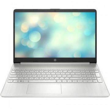 HP Laptop HP 15s-eq2083nq, 15.6 inch FHD, AMD Ryzen 3 5300U, 8GB RAM, 512GB SSD, Free DOS, Argintiu
