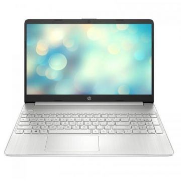HP Laptop HP 15s-fq5014nq, Intel Core i7-1255U, 15.6inch, RAM 8GB, SSD 512GB, Intel Iris Xe Graphics, Free DOS, Natural Silver