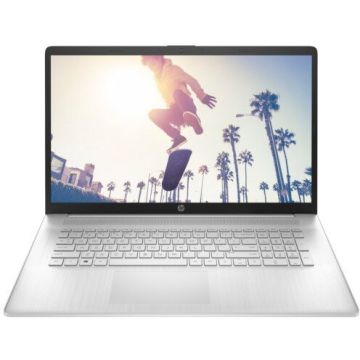 HP Laptop HP 17-cn2011nq, Intel Core i5-1235U, 17.3 inch FHD, 16GB RAM, 1TB HDD + 512GB SSD, nVidia MX550 2GB, Free DOS, Argintiu
