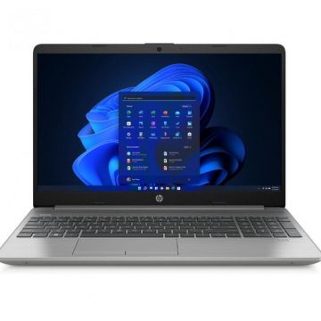 HP Laptop HP 255 G9, 15.6 inch FHD, Intel Core i3-1215U, 8GB RAM, 256GB SSD, Windows 11 Pro EDU, Argintiu