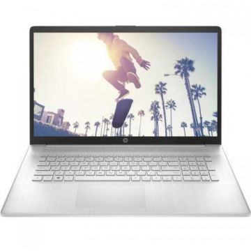 HP Laptop HP Pavilion 17-cn2026nq, 17.3 inch FHD, Intel Core i5-1235U, 8GB RAM, 512GB SSD, Intel Iris Xe Graphics, Free DOS, Argintiu HP Laptop HP Pavilion 17-cn2026nq, 17.3 inch FHD, Intel Core i5-1235U, 8GB RAM, 512GB SSD, Intel Iris Xe Graphics, Free DOS, Argintiu
