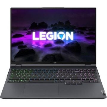 Lenovo Laptop Gaming Lenovo Legion 5 Pro 16ARH7H, 16 inch WQXGA, AMD Ryzen 7 6800H, 32GB RAM, 1TB SSD, nVidia GeForce RTX 3070 Ti 8GB, No OS, Gri