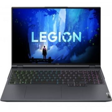 Lenovo Laptop Gaming Lenovo Legion 5 Pro 16IAH7H, Intel Core i7-12700H, 16 inch WQXGA, 16GB RAM, 512GB SSD, nVidia RTX 3070 Ti 8GB, No OS, Gri