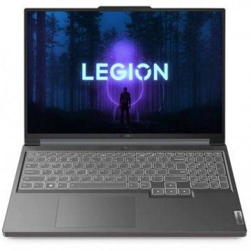 Lenovo Laptop Gaming Lenovo Legion Slim 5 16IRH8, Intel Core i7-13700H, 16 inch WQXGA, 16GB RAM, 512GB SSD, nVidia RTX 4070 8GB, Free DOS, Gri