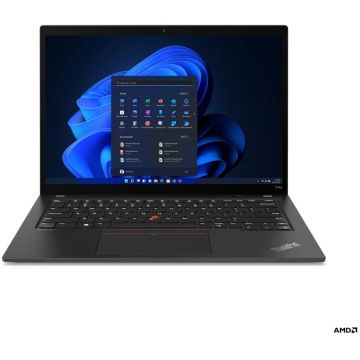 Lenovo Laptop Lenovo ThinkPad T14s G3, AMD Ryzen 5 Pro 6650U, 14 inch WUXGA, 16GB RAM, 512GB SSD, Windows 11 Pro, Negru
