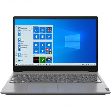 Lenovo Laptop Lenovo V15 ADA cu procesor AMD Ryzen 5 3500U, 15.6, Full HD, 8GB, 256GB SSD, AMD Radeon Vega 8 Graphics, Windows 10 Pro, Gri