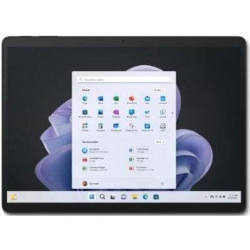 Microsoft Tableta Microsoft Surface Pro 9, Intel Core i5-1245U, 13 inch Multi-Touch, 16GB RAM, 256GB SSD, 10MP, Wi-Fi, Bluetooth, Windows 10 Pro, Negru