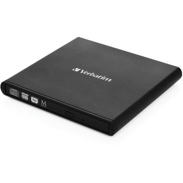 Verbatim DVD-RW extern Verbatim Slimline 98938, USB 2.0, Negru