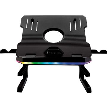 Verbatim Stand laptop gaming, SureFire Portus X2, multifunctional, iluminare RGB