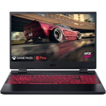 Acer Laptop Gaming Acer Nitro 5 AN515-58, Intel Core i5-12500H, 15.6 inch FHD, 16GB RAM, 512GB SSD, nVidia GeForce RTX 3050 4GB, No OS, Negru