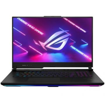 Asus Laptop Gaming Asus ROG Strix SCAR G733PZ, AMD Ryzen 9 7945HX, 17.3 inch WQHD, 16GB RAM, 2TB SSD, nVidia RTX 4080 12GB, No OS, Negru