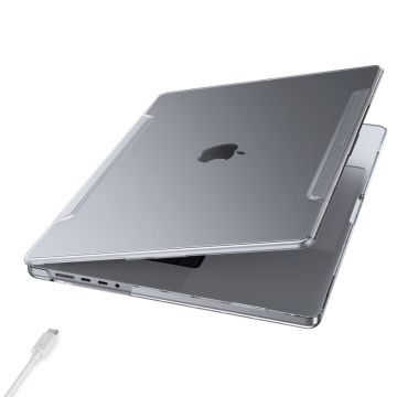 Carcasa laptop Spigen Thin Fit compatibila cu Macbook Pro 14 inch 2021/2022/2023 Crystal Clear