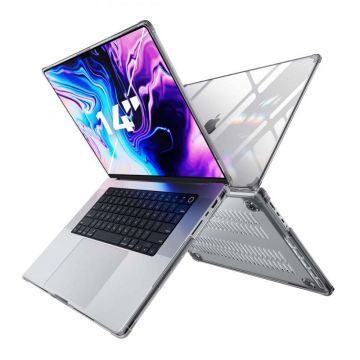 Carcasa Supcase Unicorn Beetle Clear compatibila cu Apple Macbook Pro 14 inch 2021/2022/2023 Black