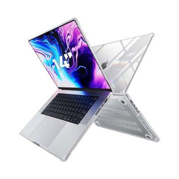Carcasa Supcase Unicorn Beetle Clear compatibila cu Apple Macbook Pro 14 inch 2021/2022/2023 Clear