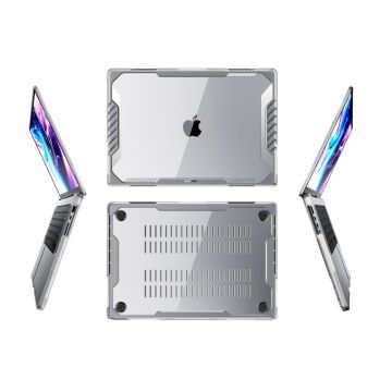 Carcasa Supcase Unicorn Beetle Pro compatibila cu Apple Macbook Pro 16 inch 2021/2022/2023 Clear Carcasa Supcase Unicorn Beetle Pro compatibila cu Apple Macbook Pro 16 inch 2021/2022/2023 Clear