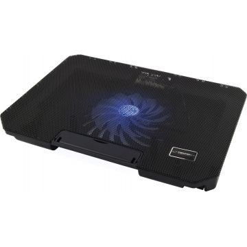 Cooler cu stand pentru laptop 15.6 - 17 inch, iluminat cu LED, Esperanza Samum