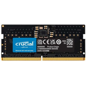 CRUCIAL Memorie laptop Crucial, 8GB, SODIMM DDR5, 4800MHz, CL40, 1.1V