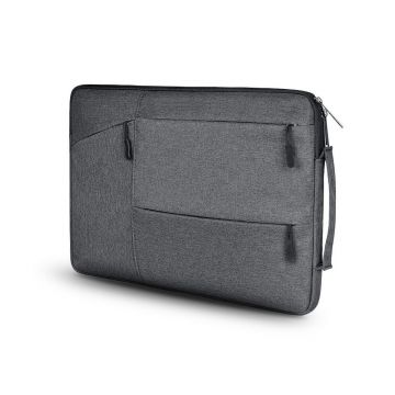 Geanta laptop 14 inch Tech-Protect Pocket Dark Grey