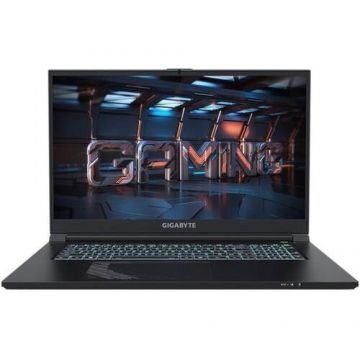 Gigabyte Laptop Gaming Gigabyte G7 KF, Intel Core i5-12500H, 17.3 inch FHD, 16GB RAM, 512GB SSD, nVidia RTX 4060 8GB, Free DOS, Negru