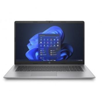 HP Laptop HP 470 G9, Intel Core i7-1255U, 17.3 inch FHD, 16GB RAM,512GB SSD, Windows 11 Pro, Argintiu