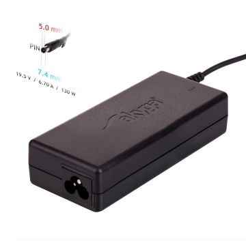 Incarcator laptop AKYGA AK-ND-57 pentru DELL, 19.5V, 6.7A, 130W, mufa standard 7.5 x 5.0 mm + 1 pin, Negru