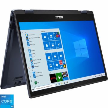 Laptop 2 in 1 ASUS ExpertBook B3 Flip B3402FEA cu procesor Intel Core, i5-1135G7, 14 , Full HD, 16GB, 512GB SSD, Intel Iris Xe Graphics, Windows 10 Pro , Star Black