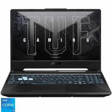 Laptop ASUS Gaming TUF F15 FX506HC cu procesor Intel Core, i5-11400H pana la 4.50 GHz, 15.6 ,FHD 144Hz, 16GB DDR4, 512GB SSD, GeForce RTX 3050 4GB, No OS, Graphite Black