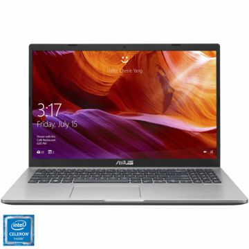 Laptop ASUS X509MA cu procesor Intel Celeron N4020 pana la 2.80 GHz, 15.6 , HD, 4GB, 256GB SSD, Intel UHD Graphics 600, Free DOS, Silver