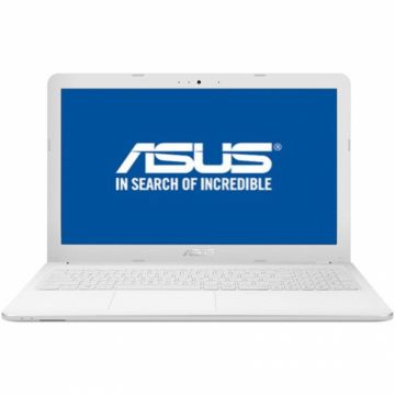 Laptop ASUS X540SA-XX312 cu procesor Intel Celeron N3060 1.60 GHz, 15.6 , 4GB, 500GB, Intel HD Graphics 400, Free DOS, Alb