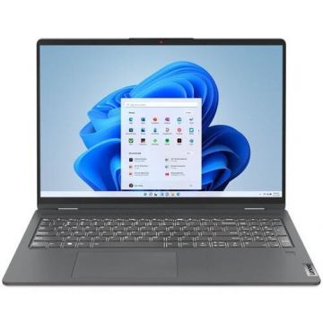 Lenovo Laptop 2 in 1 Lenovo IdeaPad Flex 5 16IAU7, Intel Core i5-1235U, 16 inch WUXGA Touch, 16GB RAM, 512GB SSD, Windows 11 Home, Gri Lenovo Laptop 2 in 1 Lenovo IdeaPad Flex 5 16IAU7, Intel Core i5-1235U, 16 inch WUXGA Touch, 16GB RAM, 512GB SSD, Windows 11 Home, Gri