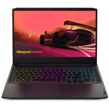 Lenovo Laptop Gaming Lenovo IdeaPad 3, 15.6 inch FHD, AMD Ryzen 7 5800H, 16GB RAM, 512GB SSD, nvidia RTX 3050 4GB, Free DOS, Negru Lenovo Laptop Gaming Lenovo IdeaPad 3, 15.6 inch FHD, AMD Ryzen 7 5800H, 16GB RAM, 512GB SSD, nvidia RTX 3050 4GB, Free DOS, Negru