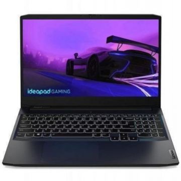 Lenovo Laptop Gaming Lenovo IdeaPad 3, 15.6 inch FHD, Intel Core i7-11370H, 8GB RAM, 512GB SSD, nVidia RTX 3050 Ti 4GB, Windows 11 Home, Negru