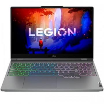 Lenovo Laptop Lenovo Legion 5 15ARH7H, AMD Ryzen 7 6800H, 15.6 inch WQHD, 16GB RAM, 512GB SSD, nVidia RTX 3070 8GB, No OS, Gri