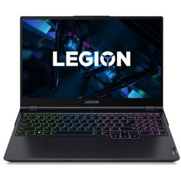 Lenovo Laptop Lenovo Legion 5 15ITH6, Intel Core i5-11400H, 15.6 inch FHD, 16GB RAM, 1TB SSD, nVidia RTX 3050 4GB, No OS, Albastru-Negru