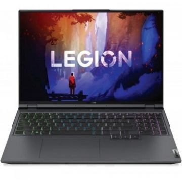 Lenovo Laptop Lenovo Legion 5 Pro 16ARH7H, AMD Ryzen 7 6800H, 16 inch WQXGA, 16GB RAM, 512GB SSD, nVidia RTX 3070 Ti 8GB, No OS, Gri