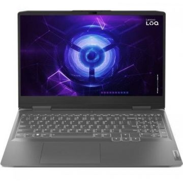 Lenovo Laptop Lenovo LOQ 15IRH8, Intel Core i5-13420H, 15.6 inch FHD, 16GB RAM, 512GB SSD, nVidia RTX 4050 6GB, Windows 11 Home, Gri