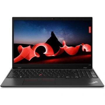 Lenovo Laptop Lenovo ThinkPad L15, Gen 4, Intel Core i5-1335U, 15.6 inch FHD, 16GB RAM, 512GB SSD, Windows 11 Pro, Negru