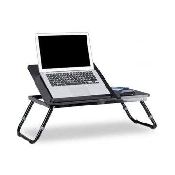 Masuta pentru laptop pentru pat, Negru
