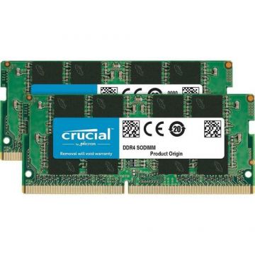 Memorii Laptop Crucial, Sodimm, 16GB 2x8GB, DDR4, 3200Mhz, 1.2V, CL22, Dual Channel Kit