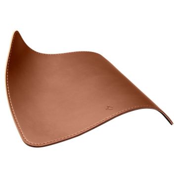 Mousepad Spigen LD301, Piele ecologica, 25x21x3 cm, Maro