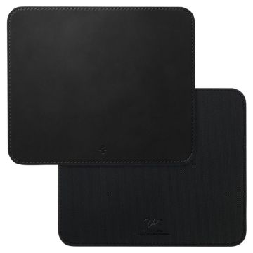 Mousepad Spigen LD301, Piele ecologica, 25x21x3 cm, Negru