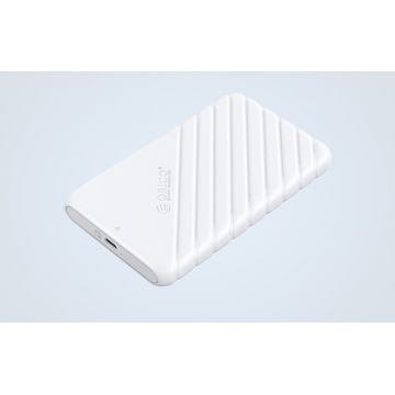 Rack extern HDD si SSD 2.5 inch Orico, 6Gbps, 4TB, USB type C 3.1 Gen1, SATA, cablu inclus, Alb