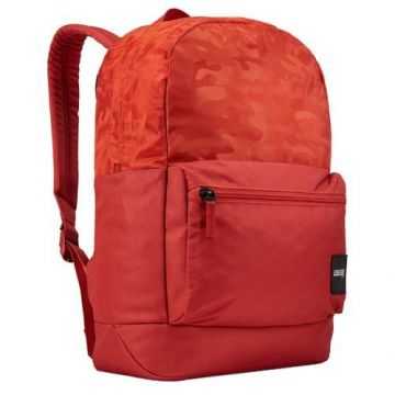 Rucsac Case Logic scolar, 26l, 1 compartiment depozitare, 1 buzunar frontal, 1 buzunar laterale, Rosu