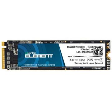 SSD Mushkin ELEMENT, 256GB, M.2 2280, PCIe 3.0 x4 NVMe, TLC