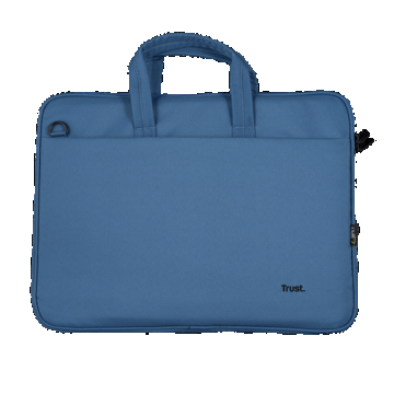 Geanta laptop Trust Bologna Eco, 16 inch(40cm), greutate 430 grame, Albastru