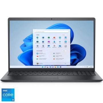 Laptop Dell Vostro 3520 (Procesor Intel® Intel® Core™ i5-1235U (12M Cache, up to 4.40 GHz) 15.6inch FHD, 16GB, 512GB SSD, Intel Iris Xe Graphics, Win 11 Pro, Negru)