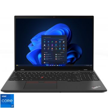 Laptop Lenovo 16'' ThinkPad T16 Gen 1, WUXGA IPS, Procesor Intel® Core™ i7-1260P (18M Cache, up to 4.70 GHz), 16GB DDR4, 512GB SSD, Intel Iris Xe, Win 11 Pro, Thunder Black Laptop Lenovo 16'' ThinkPad T16 Gen 1, WUXGA IPS, Procesor Intel® Core™ i7-1260P (18M Cache, up to 4.70 GHz), 16GB DDR4, 512GB SSD, Intel Iris Xe, Win 11 Pro, Thunder Black