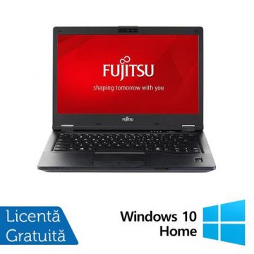 Laptop Refurbished Fujitsu Lifebook E548, Intel Core i5-7300U 2.60GHz, 8GB DDR4, 256GB SSD, Webcam, 14 Inch Full HD + Windows 10 Home