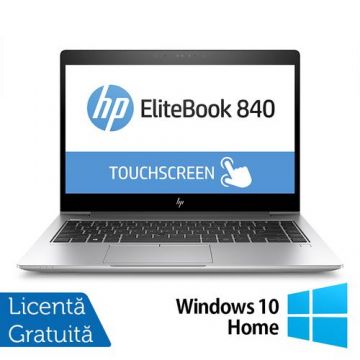 Laptop Refurbished HP EliteBook 840 G5, Intel Core i7-8650U 1.90 - 4.20GHz, 16GB DDR4, 512GB SSD M.2, 14 Inch Full HD, Webcam + Windows 10 Home